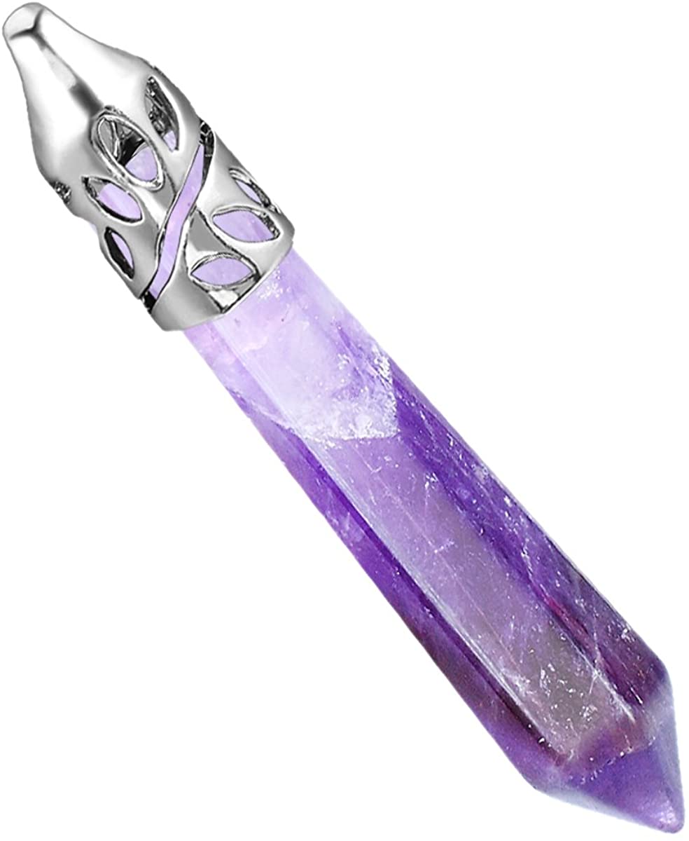 mens healing crystal necklace