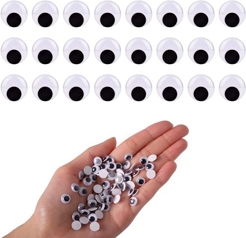 BEADNOVA Black Wiggle Googly Eyes 8mm -1