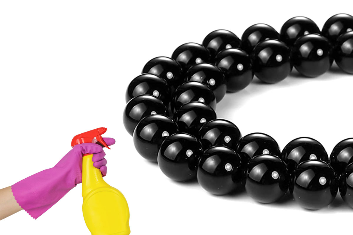 clean onyx stone beads jewelry