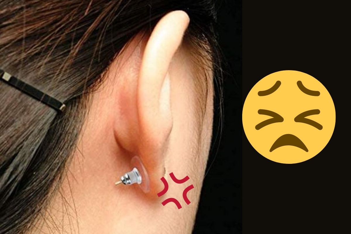 remove Butterfly Back Earring