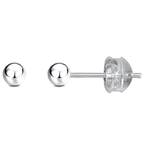 JADENOVA 925 Sterling Silver Ball Stud Earrings