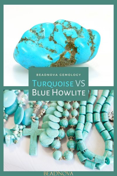 Turquoise vs Blue Howlite Stone