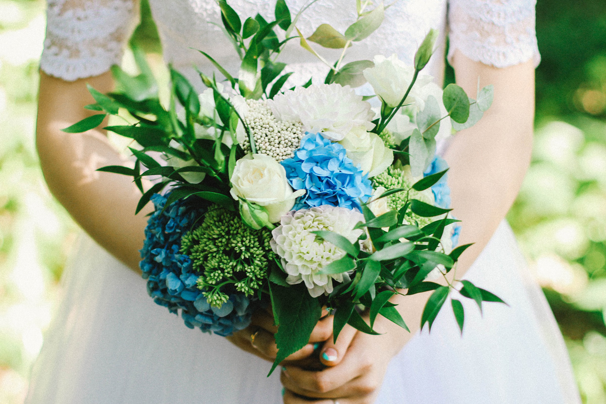 Blue Wedding Bouquet