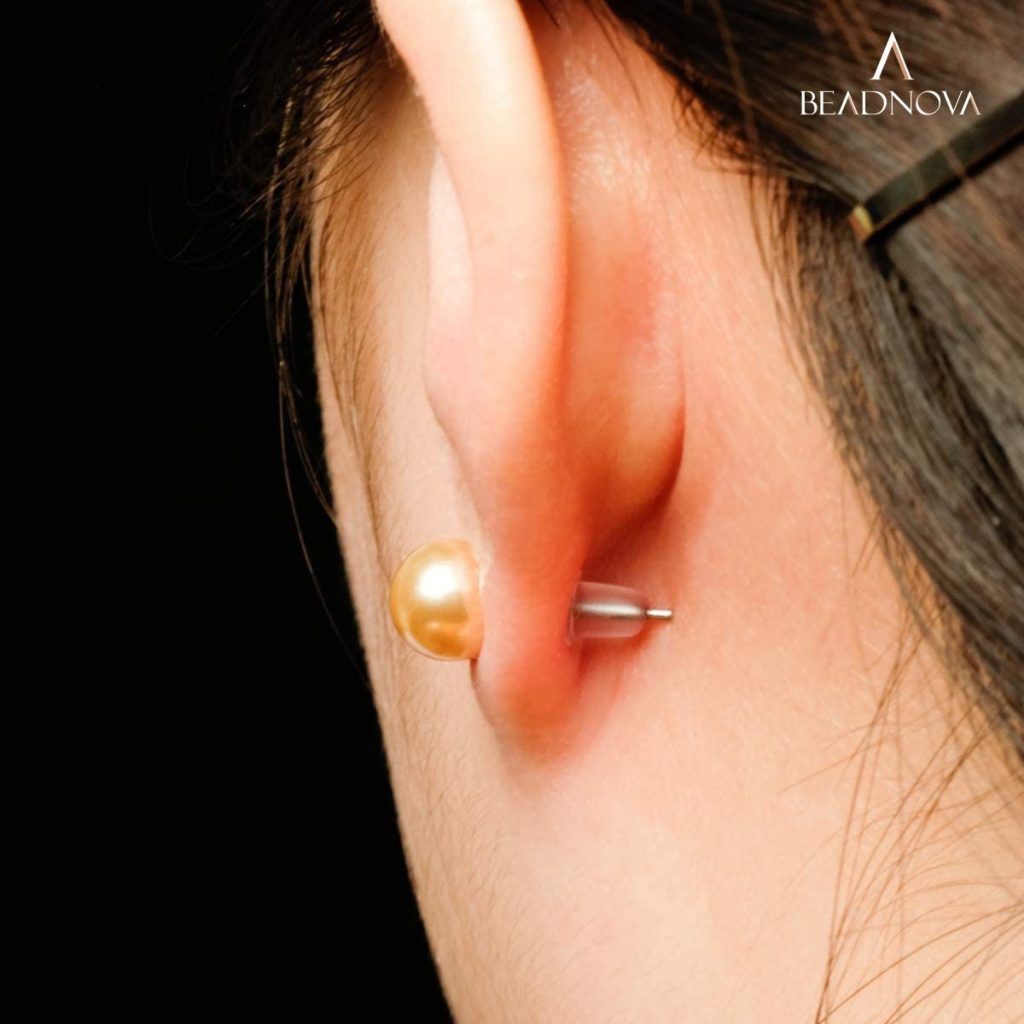 BEADNOVA Earring Backs Rubber Soft Clear Small Earing