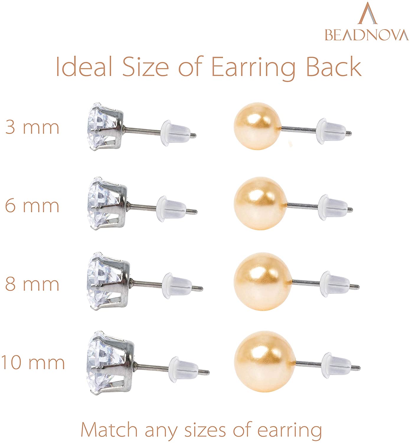 Silicone Earring Backs, 200PCS Soft Earring Stoppers, Clear Earring Backing  Replacement for Stud Post Fishhook Earrings, Hypoallergenic