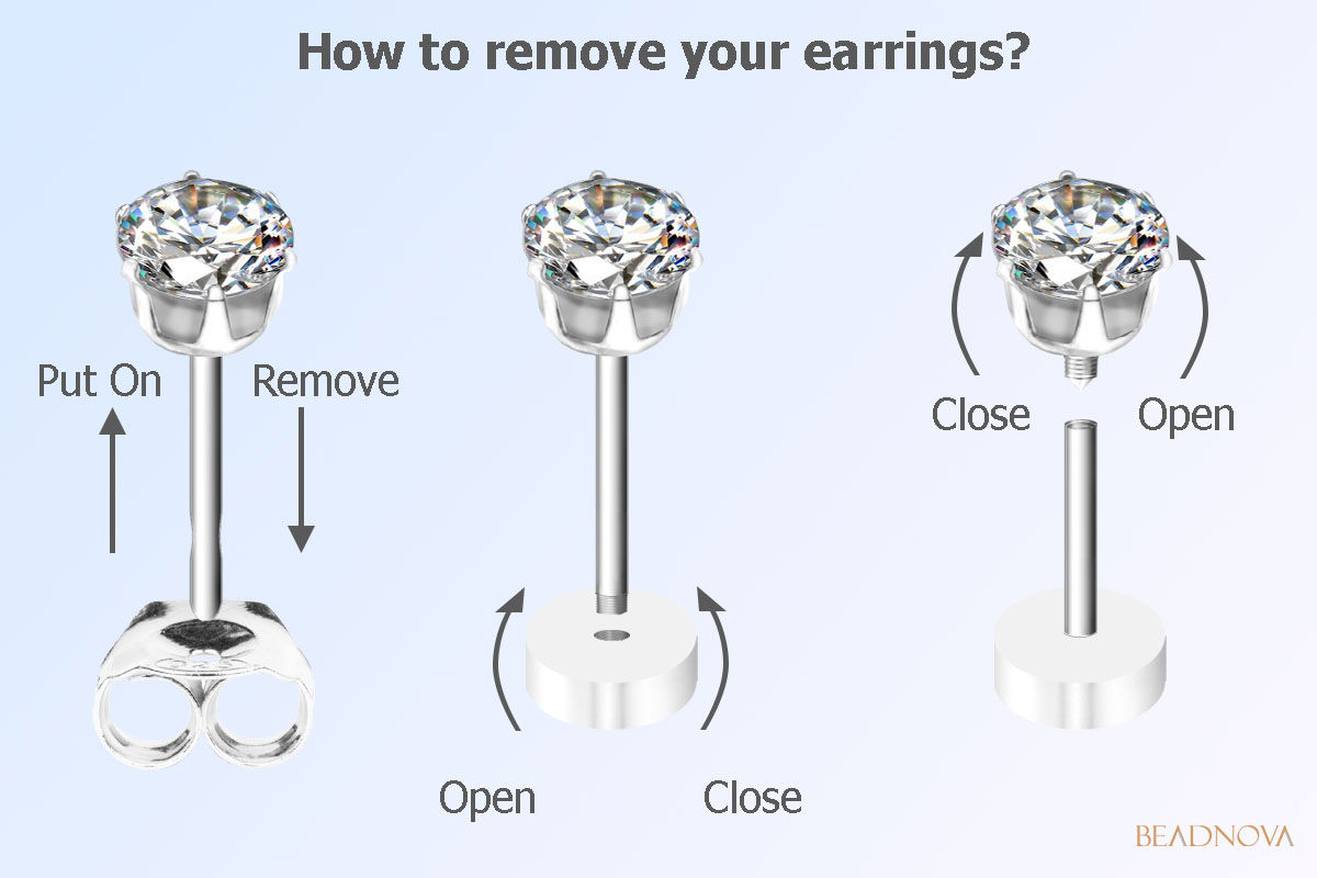How Do You Get A Stuck Earring Back Off? - Beadnova