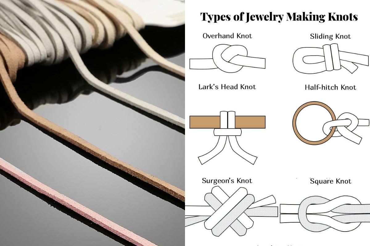 How To Tie Leather Cord? Different Types of Jewelry Knots - Beadnova