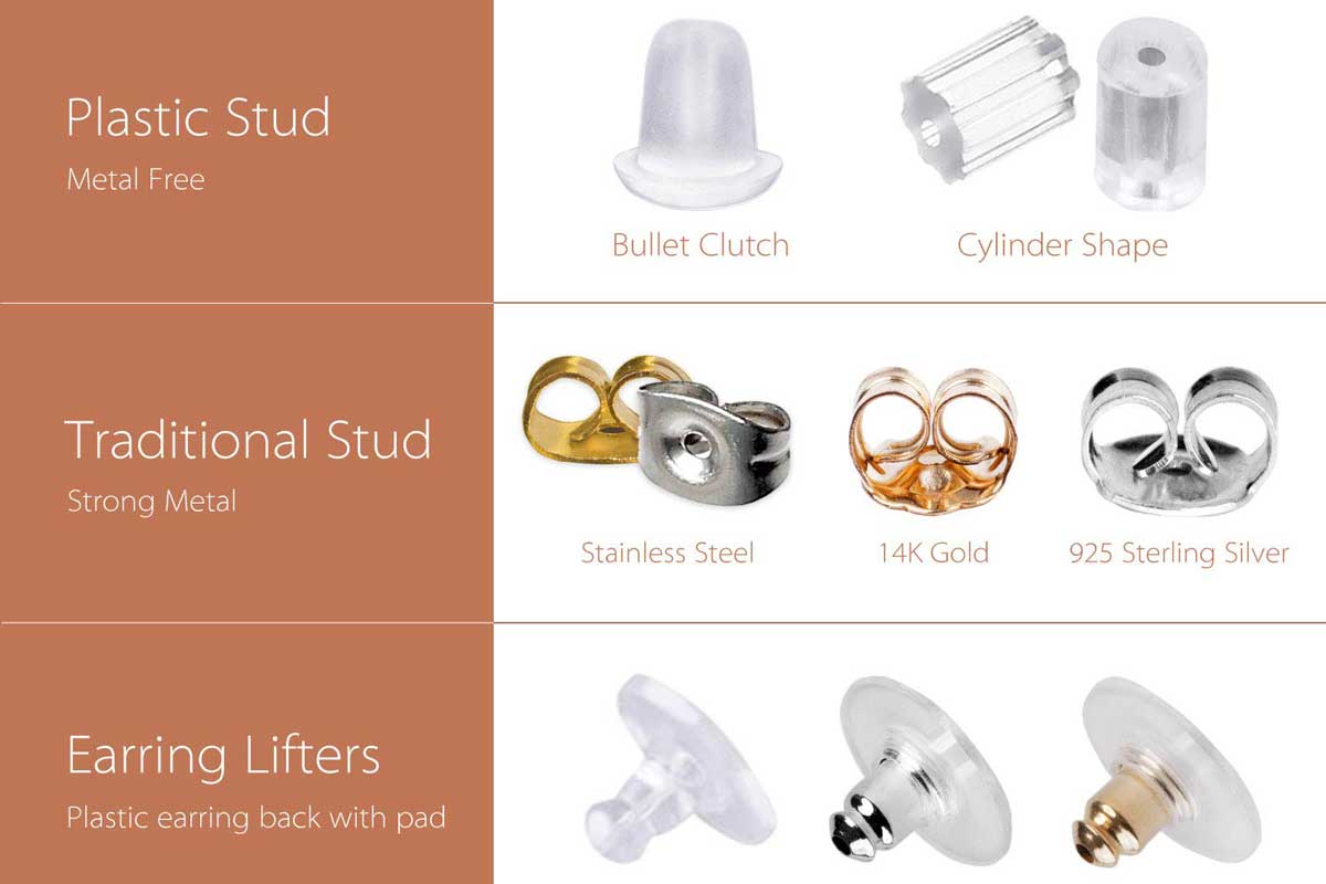 Popular Earring Backing Types