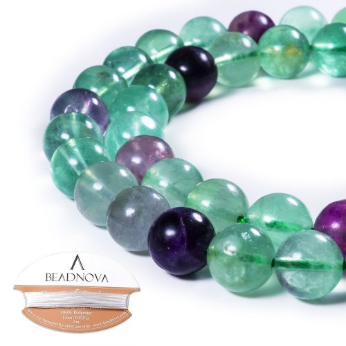 fluorite gemstone beads for jewelry making