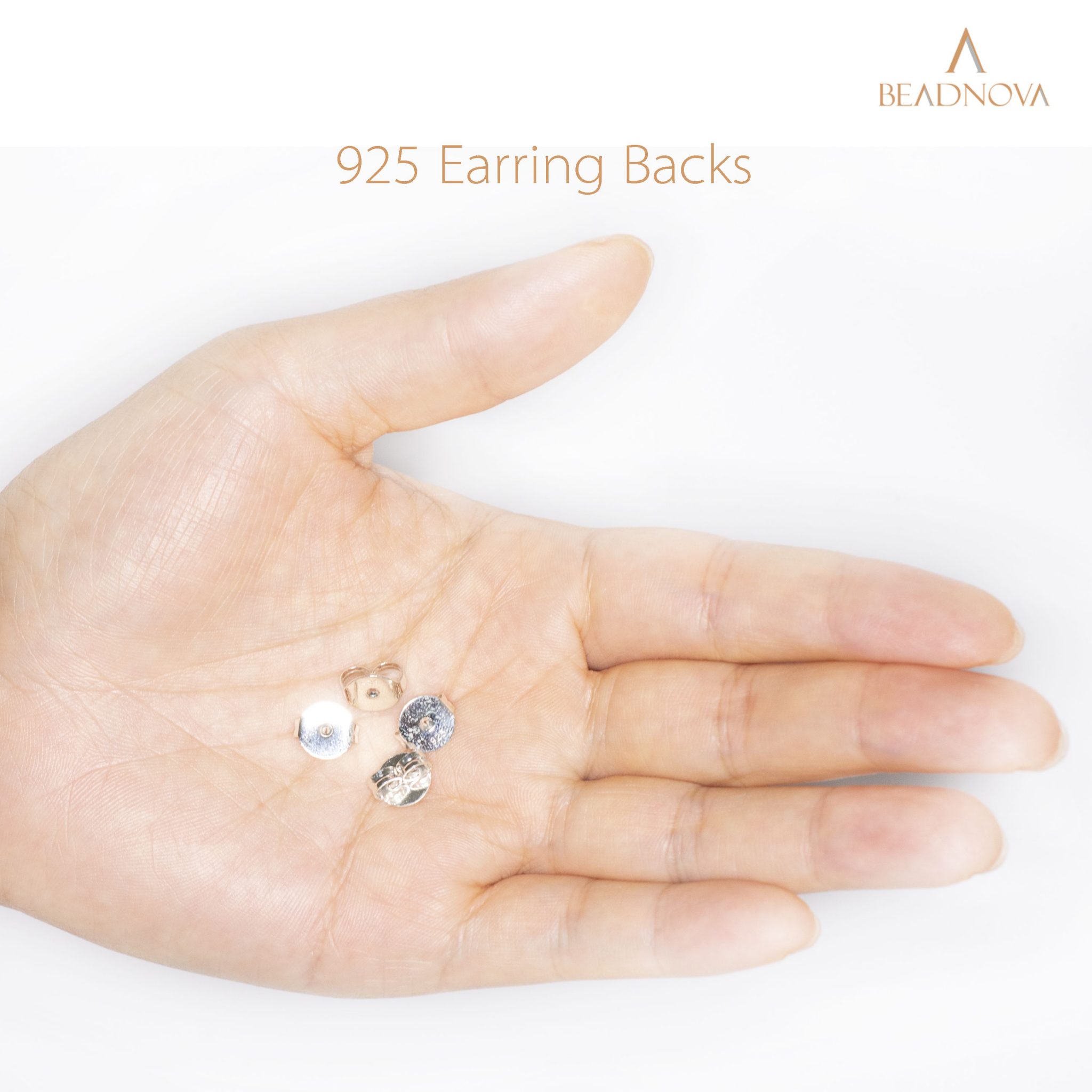 BEADNOVA Earring Backs 400pcs Stainless Steel Earring Backings for Studs  Hypoallergenic Surgical Locking Earring Backs for Posts