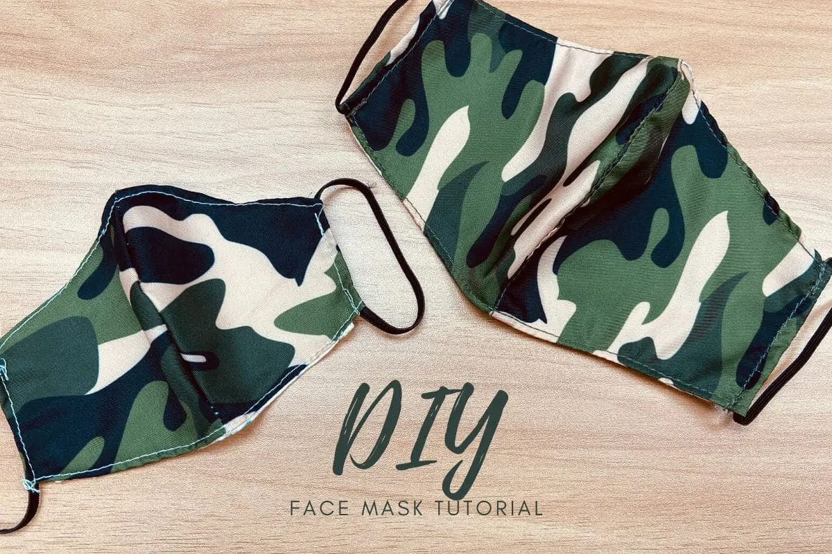 DIY olson face mask sewing tutorial