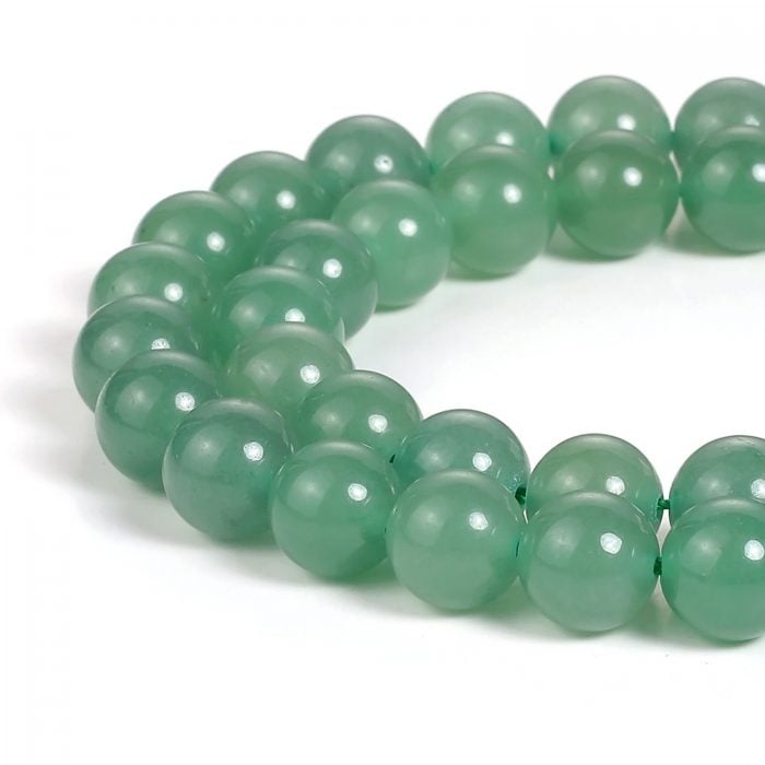 green aventurine beads