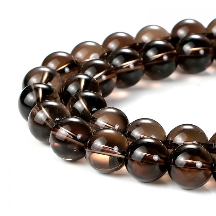 smoky quartz gemstone beads