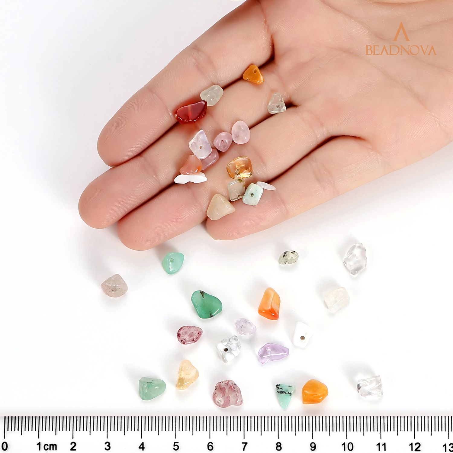 Irregular Chips Stone Beads 1250 PCS , 24 Colors Crystal Jewelry DIY Creating  Kit, Gemstone Beads Kit for Making Necklace Bracelet Earring in USA 