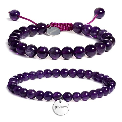 amethyst bead bracelets