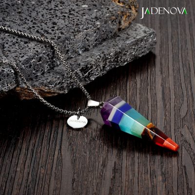 Seven Chakras Pendant Necklace