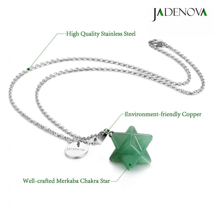 Merkaba necklace aventurine