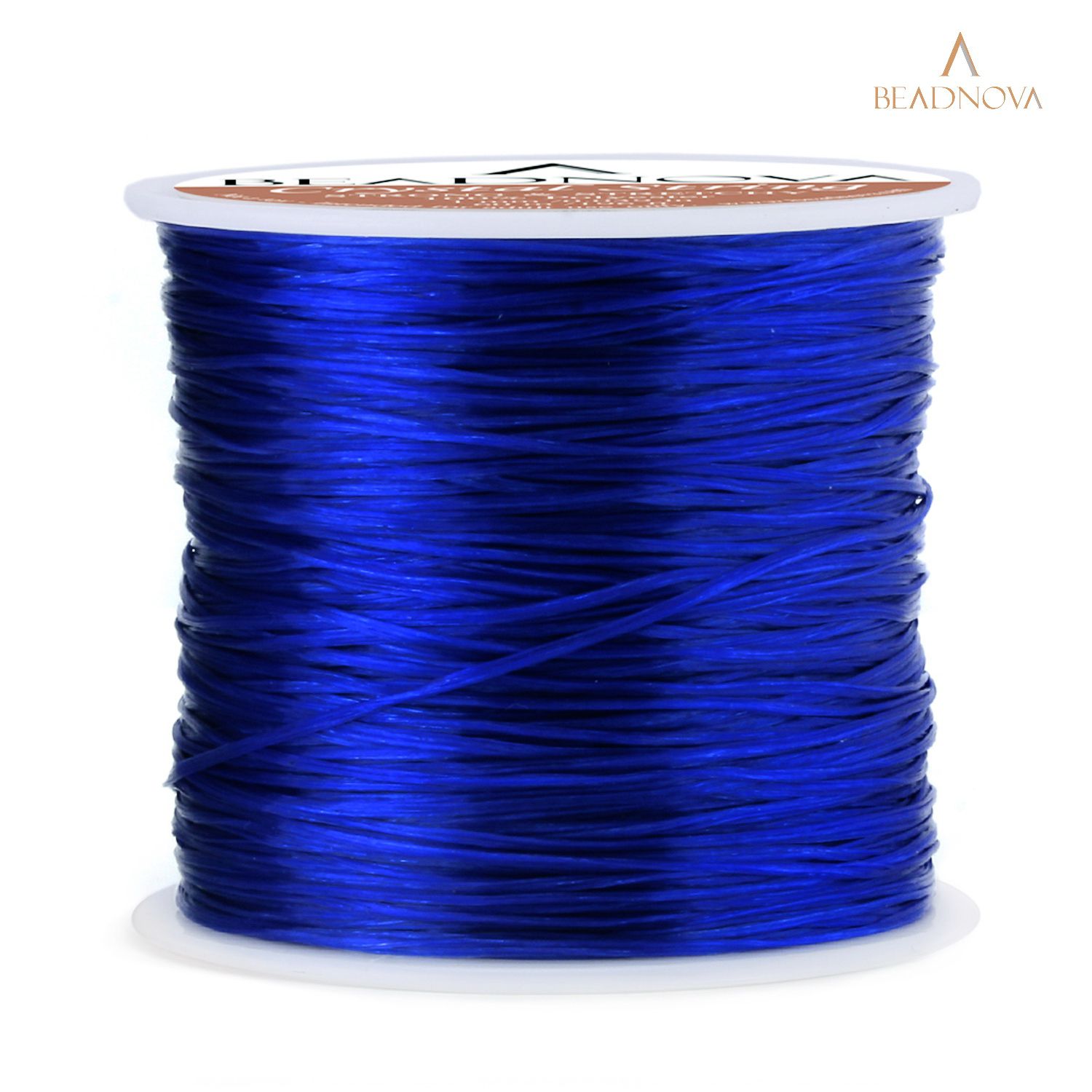 BEADNOVA 1mm Elastic Stretch Polyester Crystal String Cord for