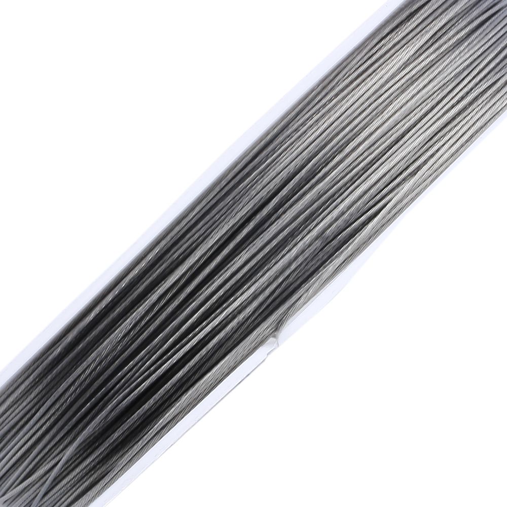 BEADNOVA 0.015-Inch 7-Strand Nylon Coated Stainless Steel Bead Stringing Wire for Jewelry Making ...