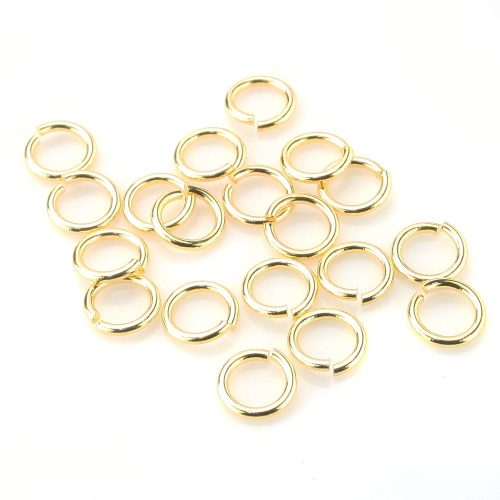 BEADNOVA 4mm Gold Jump Rings for Jewelry Making Open Jump Rings for  Keychains and Necklace Repair (300Pcs) - Imported Products from USA - iBhejo