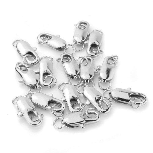 Lobster Claw Clasps Metal Finding Jewelry Making 50 Pcs – AD Beads