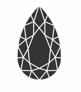 pear teardrop cut