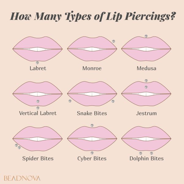 Lip Piercings Types Names