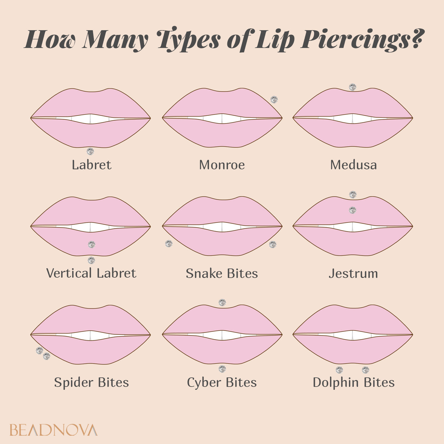 Popular Types Of Body Piercings Beadnova 