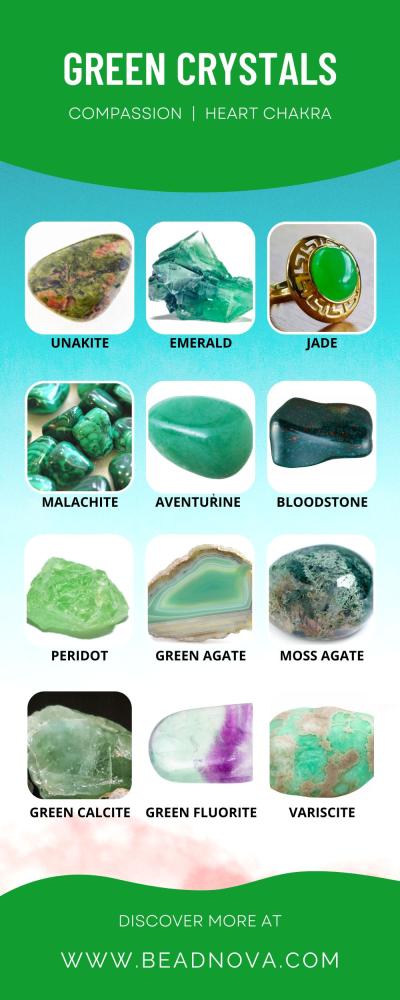 God følelse krone tankskib Green Crystals and Stones List: Names, Meaning, Healing, and Uses - Beadnova