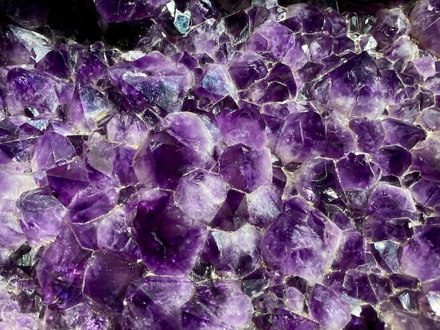 purple crystals