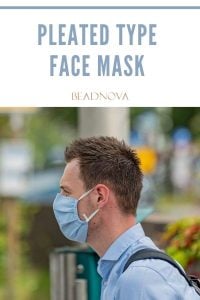 pleated type /surgical style of face mask