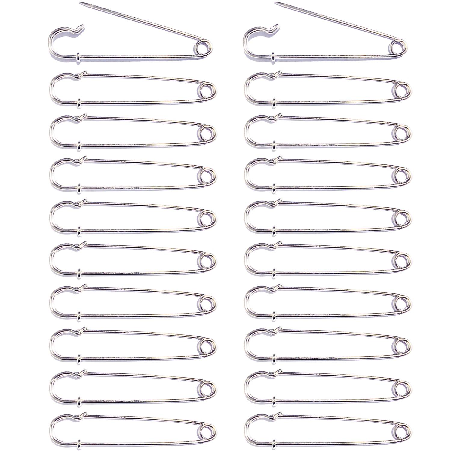 BENECREAT 20PCS 4 Antique Bronze Safety Pins Extra Large Heavy Duty Safety  Pins for Blankets, Skirts, Kilts, Knitted Fabric, Crafts 
