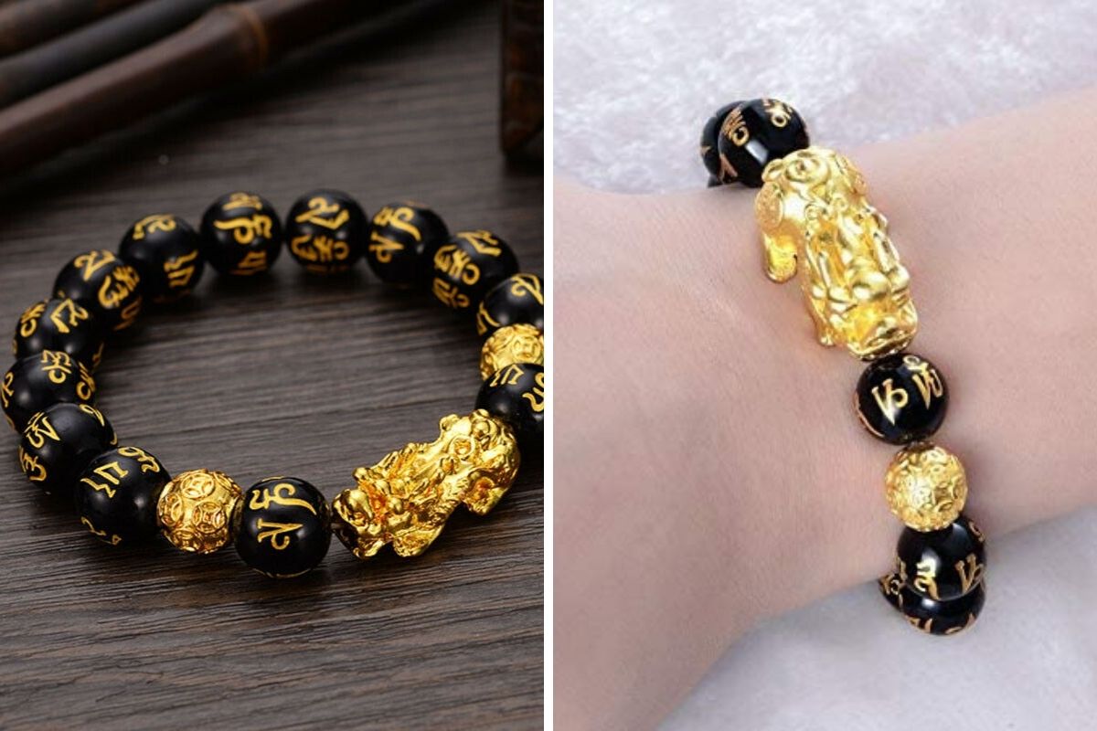 Feng shui black outlet obsidian wealth bracelet benefits