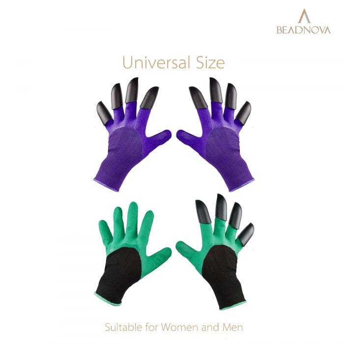 Gardening-Gloves-With-Claws-Digging-Purple-And-Green