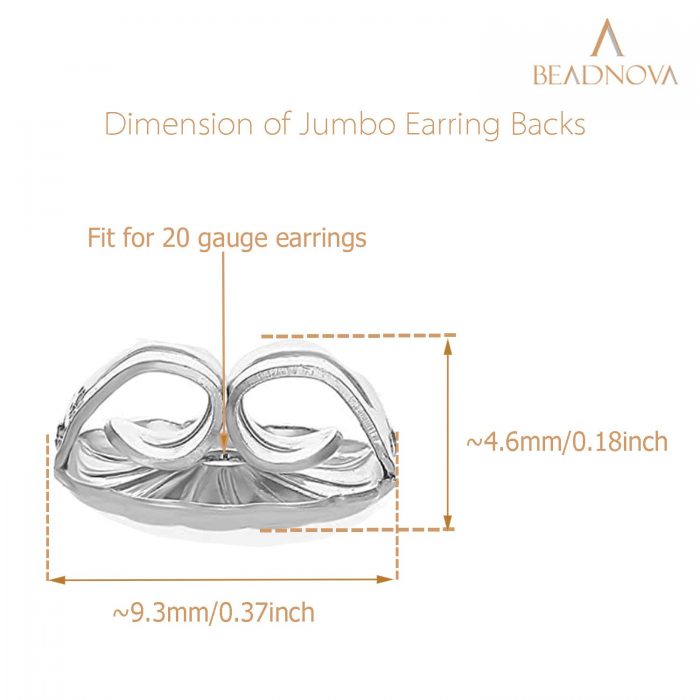 925-Sterling-Silver-Jumbo-Earring-Backs-2-Pairs
