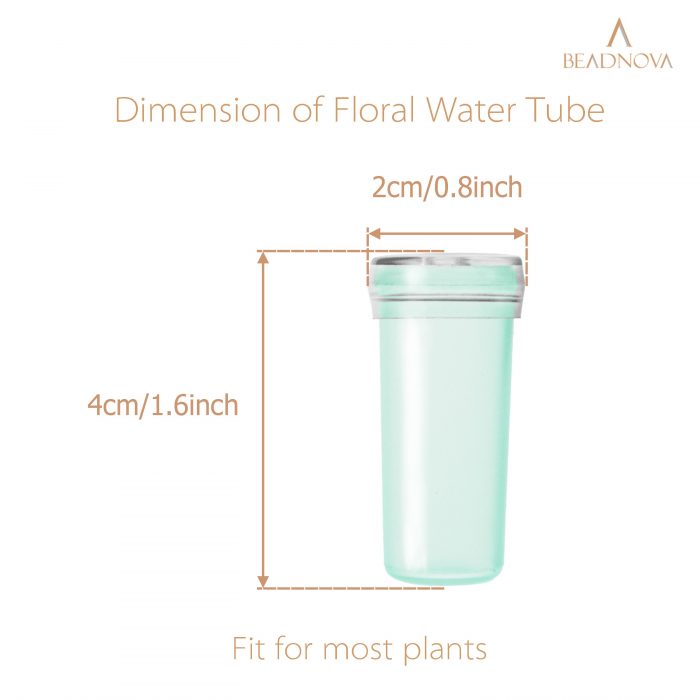 Floral-Water-Tubes-Green-Flower-Vials-4cm-20pcs
