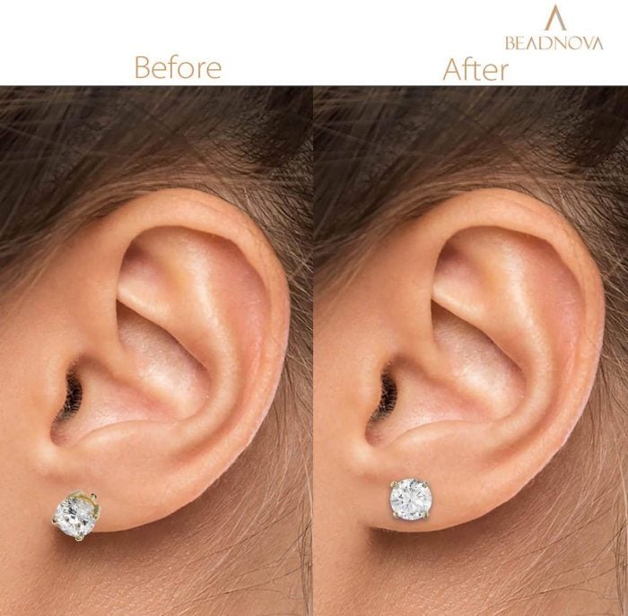 BEADNOVA Magic Earring Lifter Earring Back for Droopy Ear