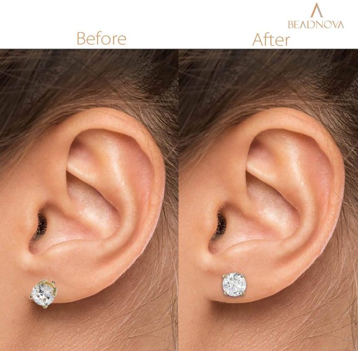 BEADNOVA Magic Earring Lifter Earring Back for Droopy Earring-