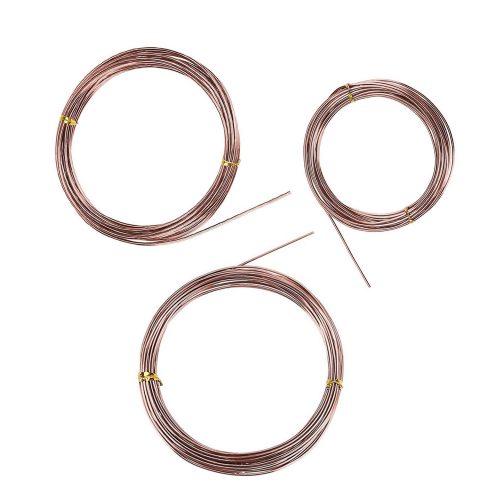 BEADNOVA Bonsai Training Wire 33 Feet Copper Plant Training Wire Aluminum Bonsai Tree Wire for Bonsai Plant Training (Copper, 1.5mm, 30m)