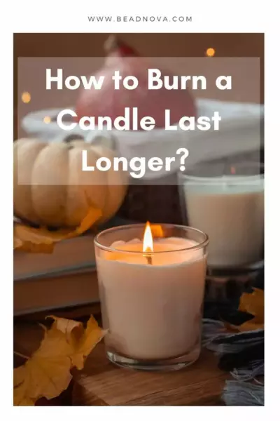 how to burn candle last longer