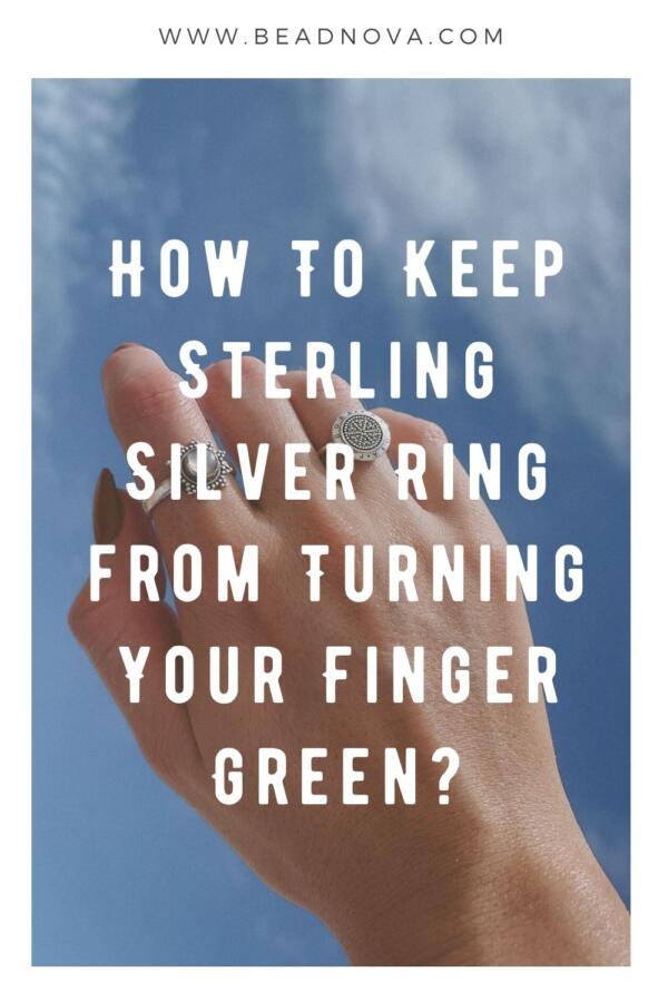 sterling silver turns green