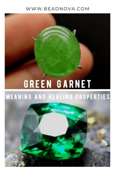green garnet meaning and healing properties