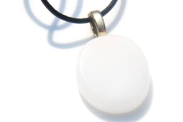 white jade necklace