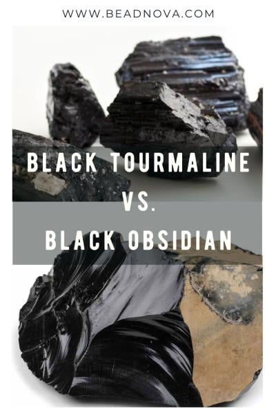  black tourmaline vs black obsidian