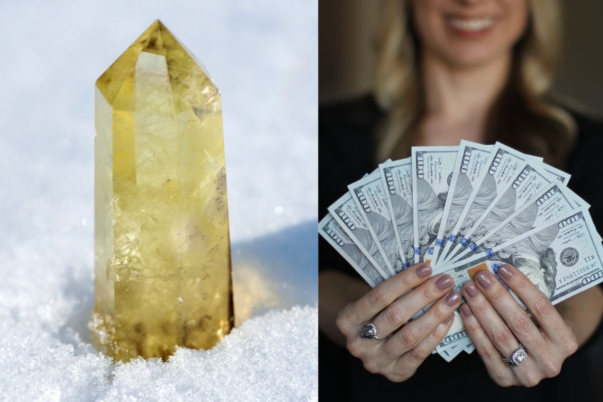 how to use citrine to attract money