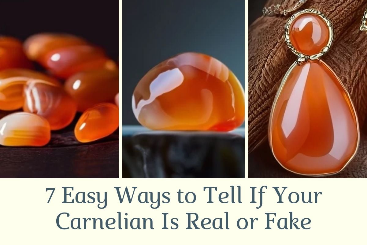 how to tell if carnelian is real