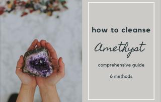 how to cleanse Amethyst