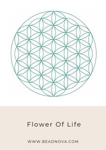 crystal grid template - flower of life