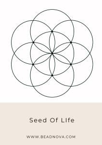 crystal grid template - seed of life