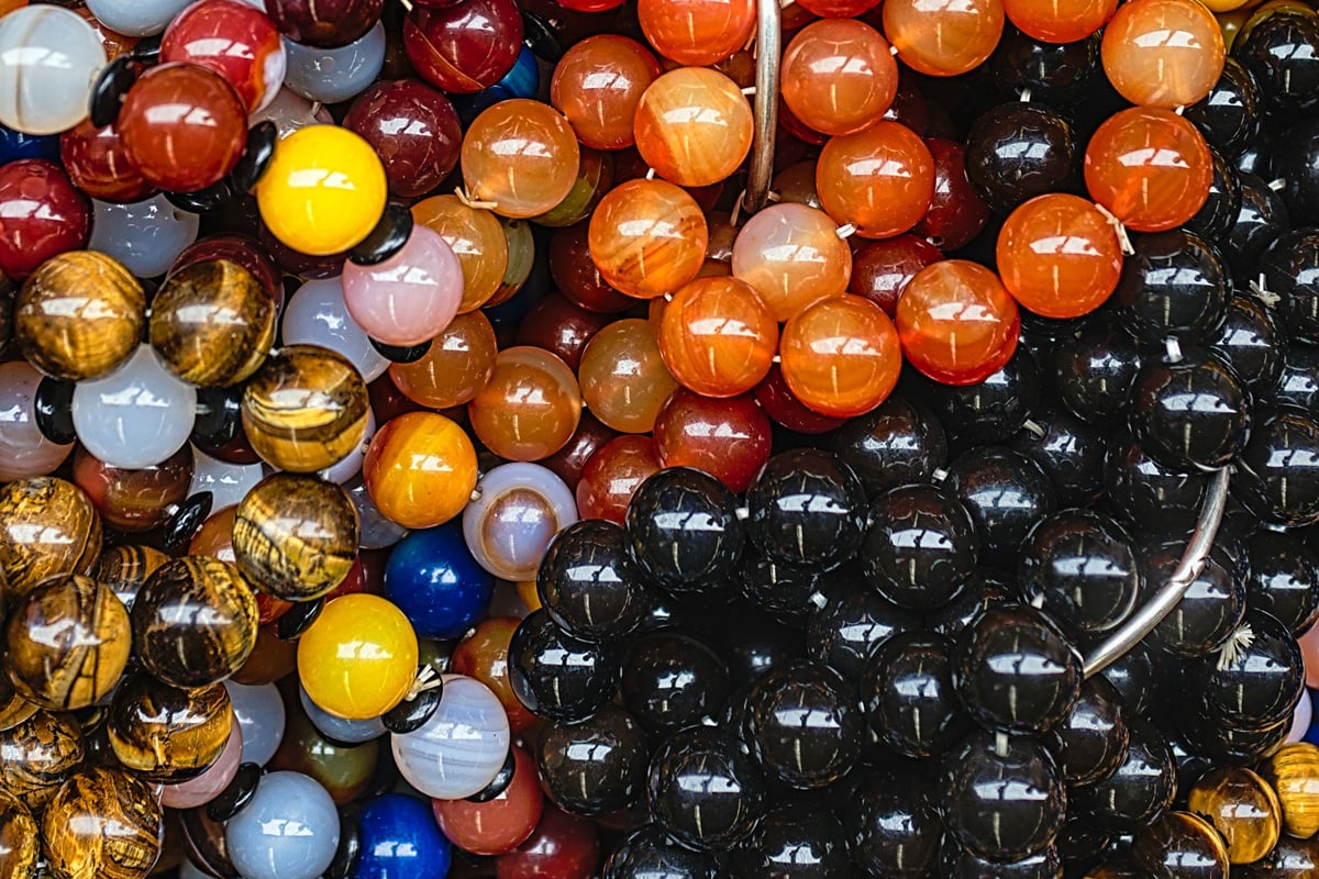 gemstone beads variety